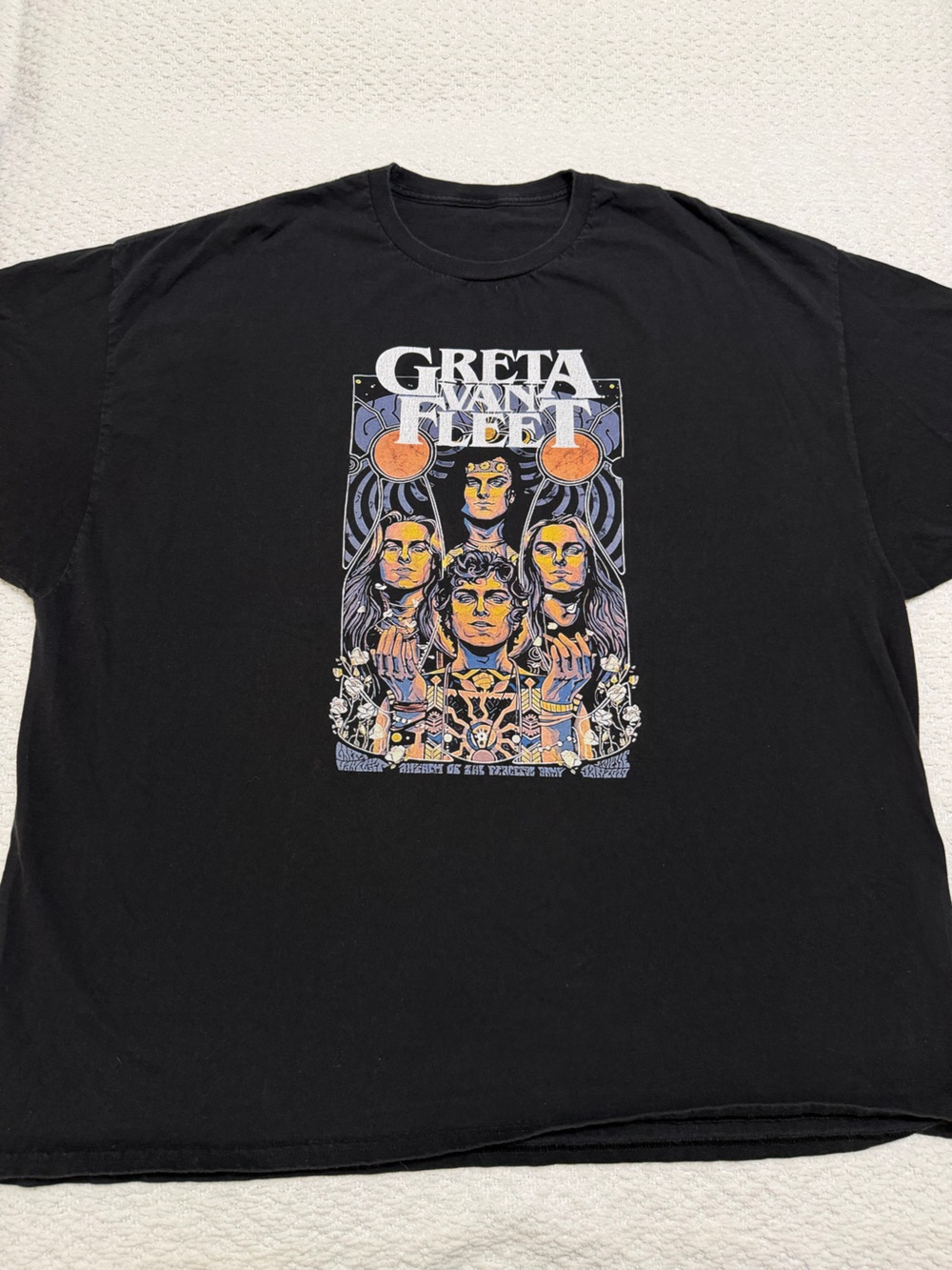 Greta Van Fleet Rock Band Tee Black Short Sleeve Shirt
